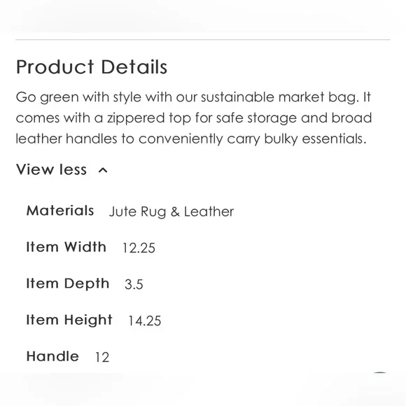 Myra Bag- Go Green Market Tote - Picture 10 of 10